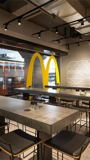 ai character: McDonald’s background