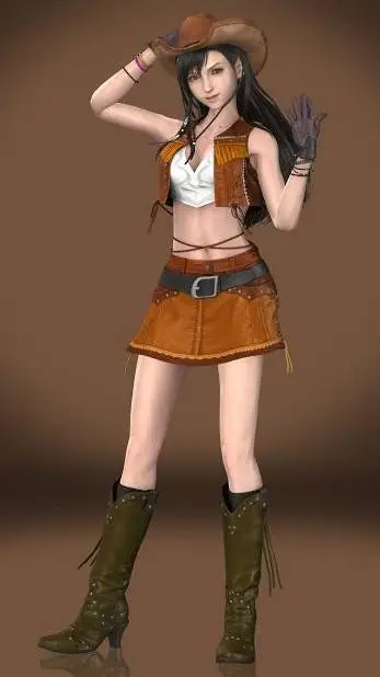 ai character: Tifa Lockhart  background
