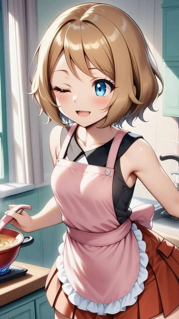 ai character: Serena Ketchum  background