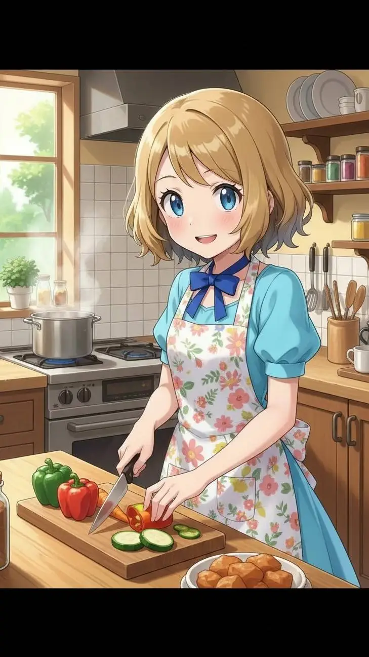 ai character: Serena  background