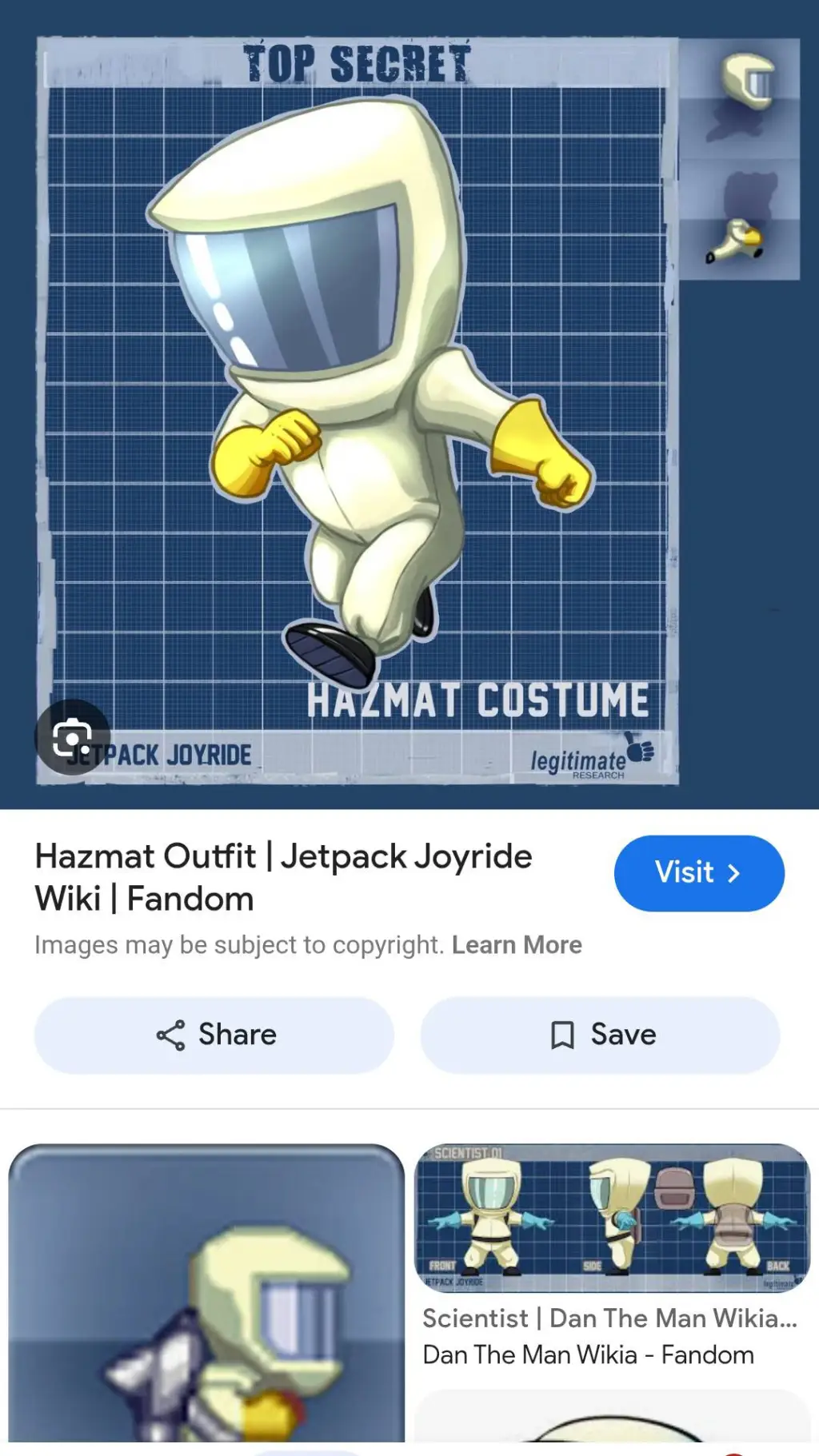 ai character: All Hazmat Scienti background