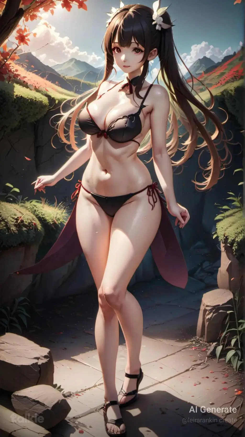 ai character: Maria Gold  background