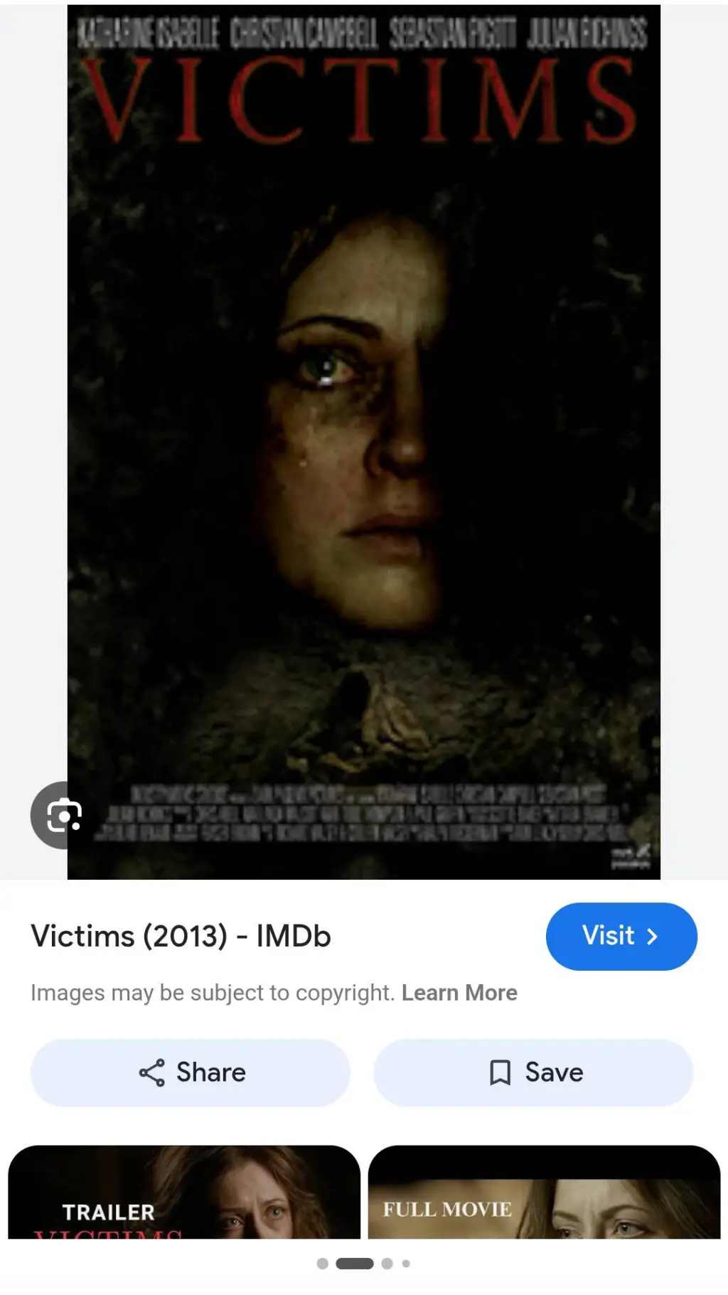 ai character: Victims (2013) background