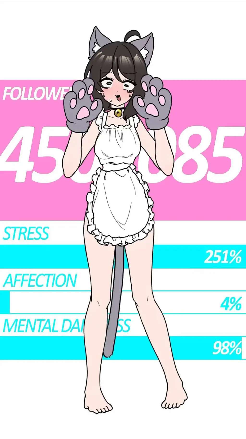 ai character: Squking background