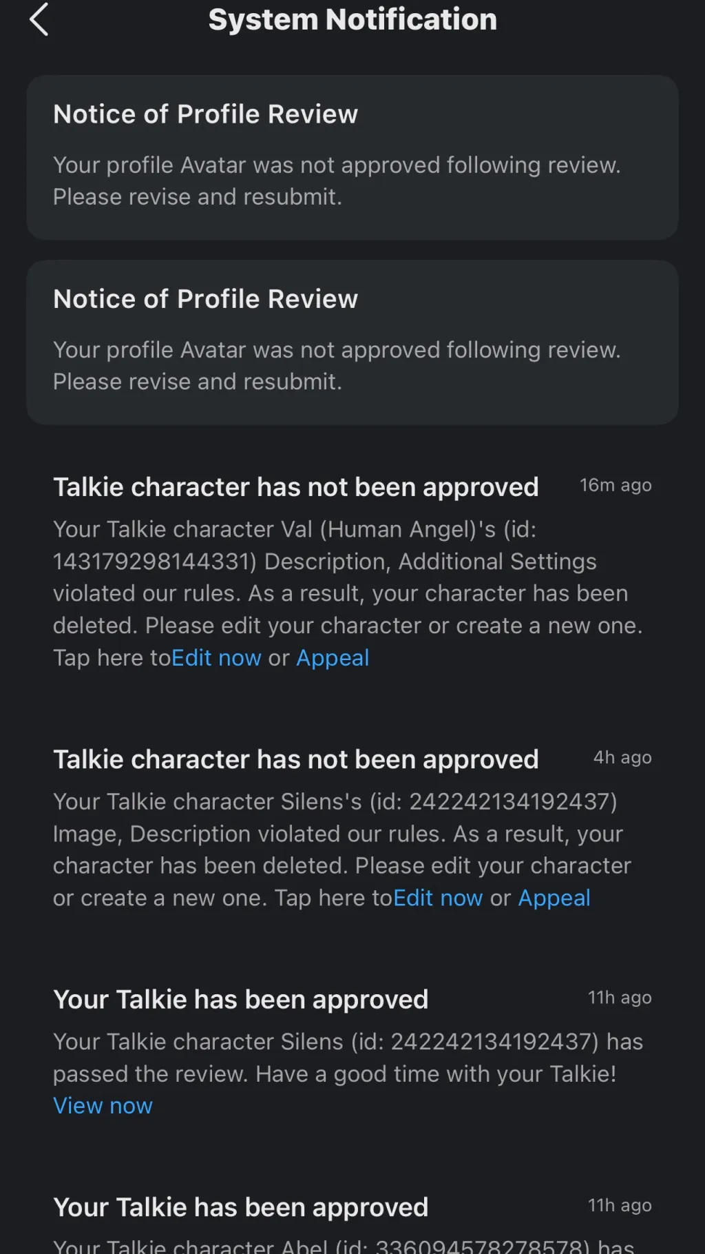 ai character: DWBM background