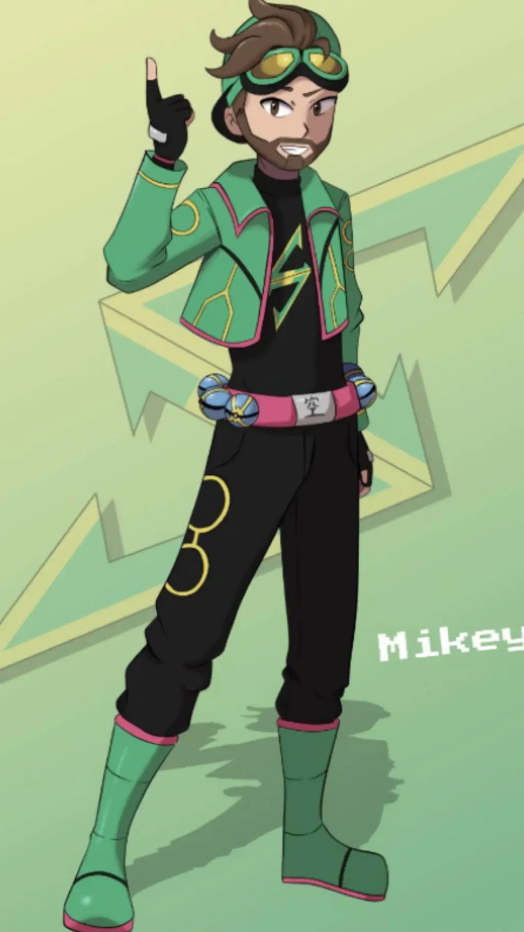 ai character: mandjtv mikey background