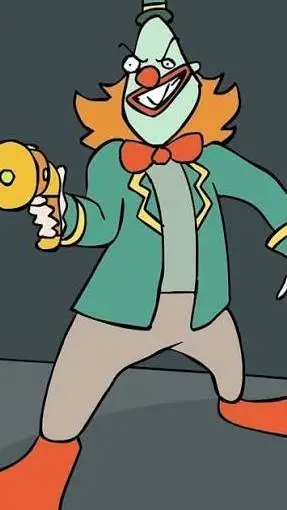 ai character: cuckkels clown background