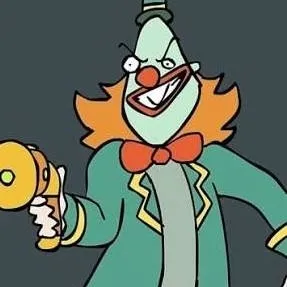 chat with ai character: cuckkels clown