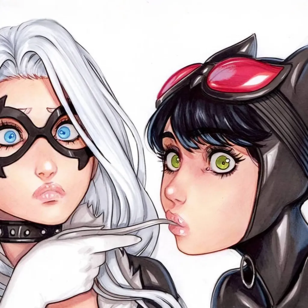 chat with ai character: Black Cat Catwoman