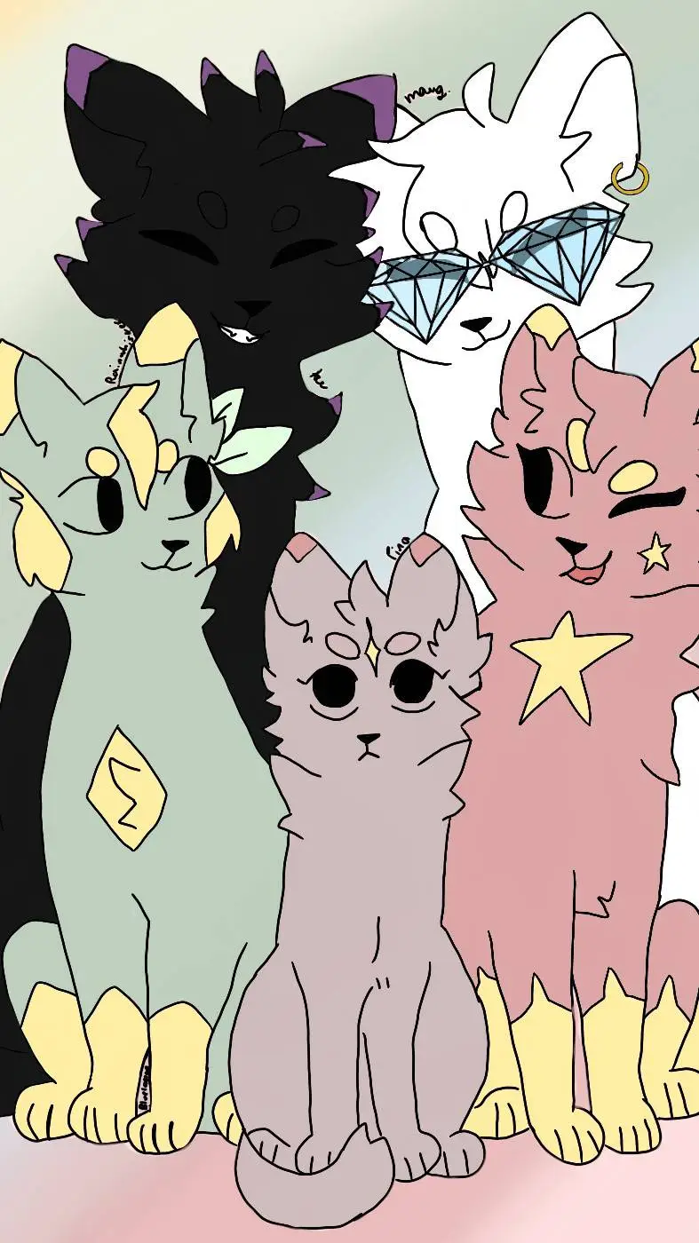 ai character: CRYSTALCLAN! (oc) background