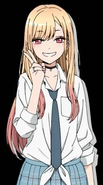 ai character: Marin Kitagawa  background