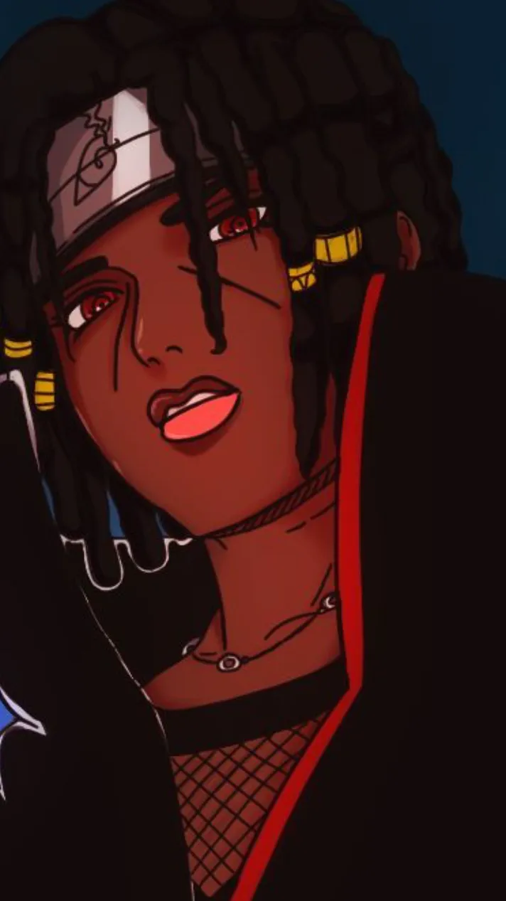 ai character: Black￼ background