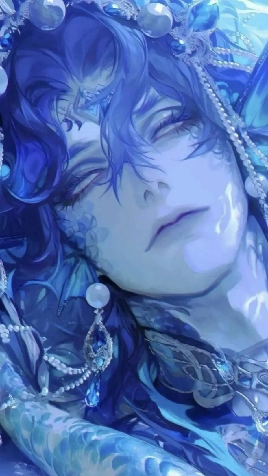 ai character: The blue avenger background