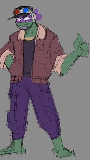 ai character: Donnie rise future background