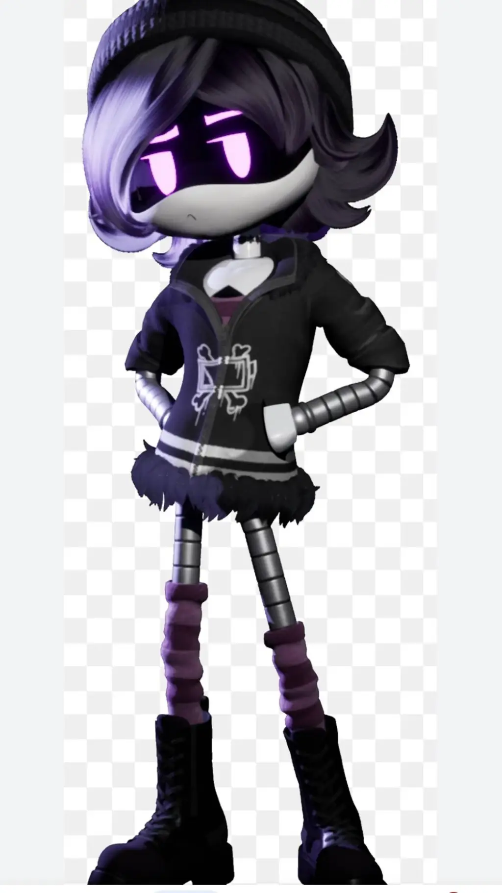 ai character: Uzi background