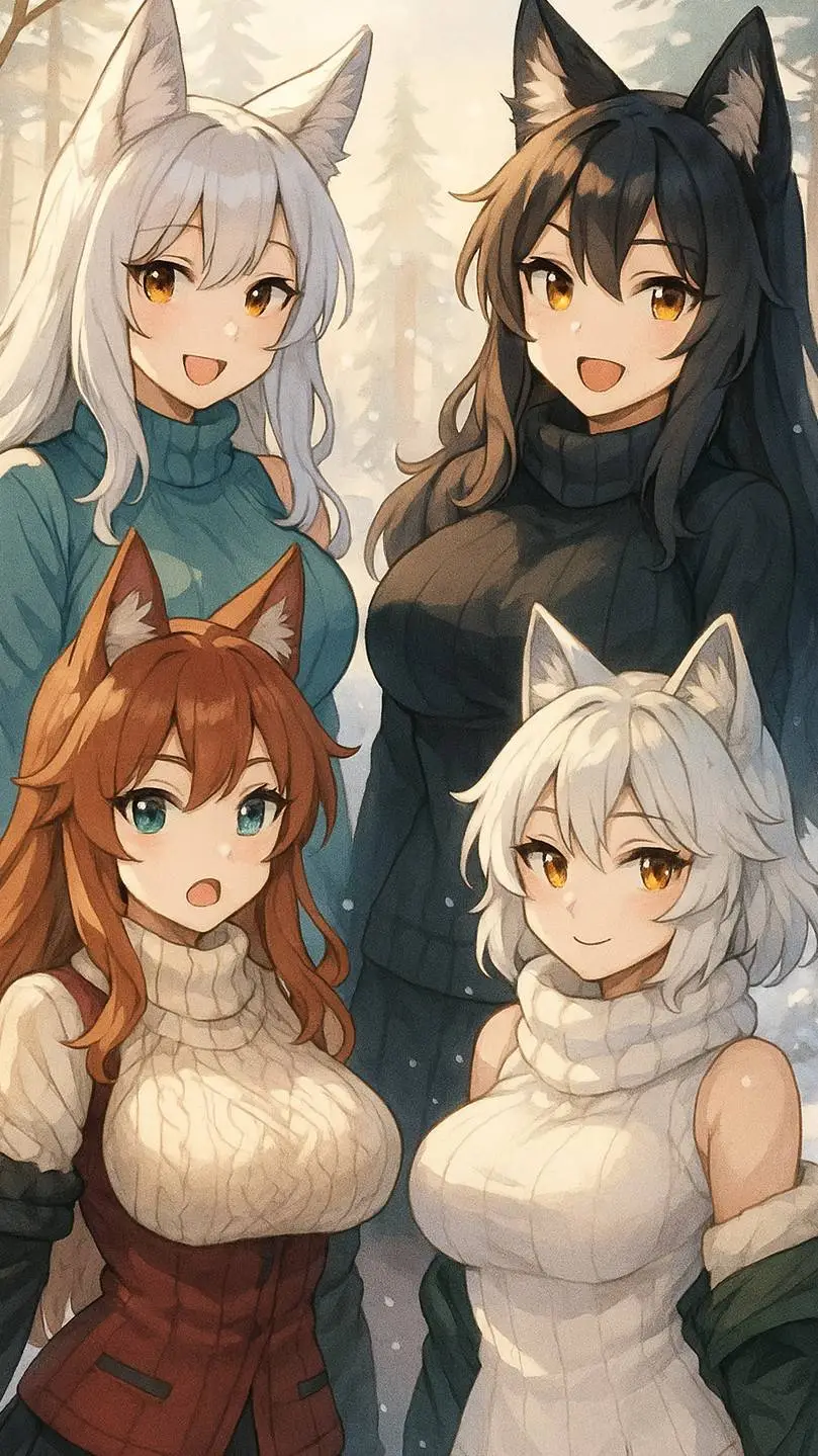 Talkie AI - Chat with Wolf Pack 4 Women 