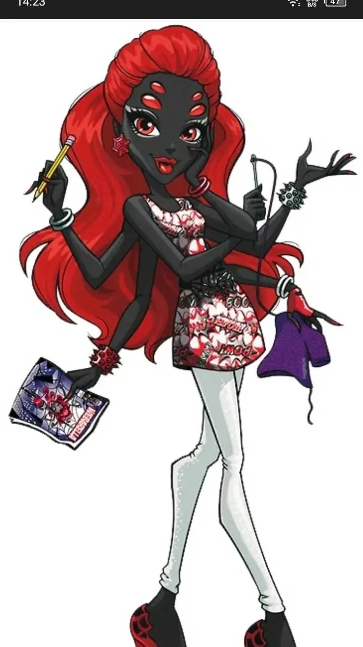 ai character: wydowna spider background