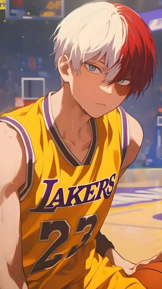 ai character: shoto todoroki  background