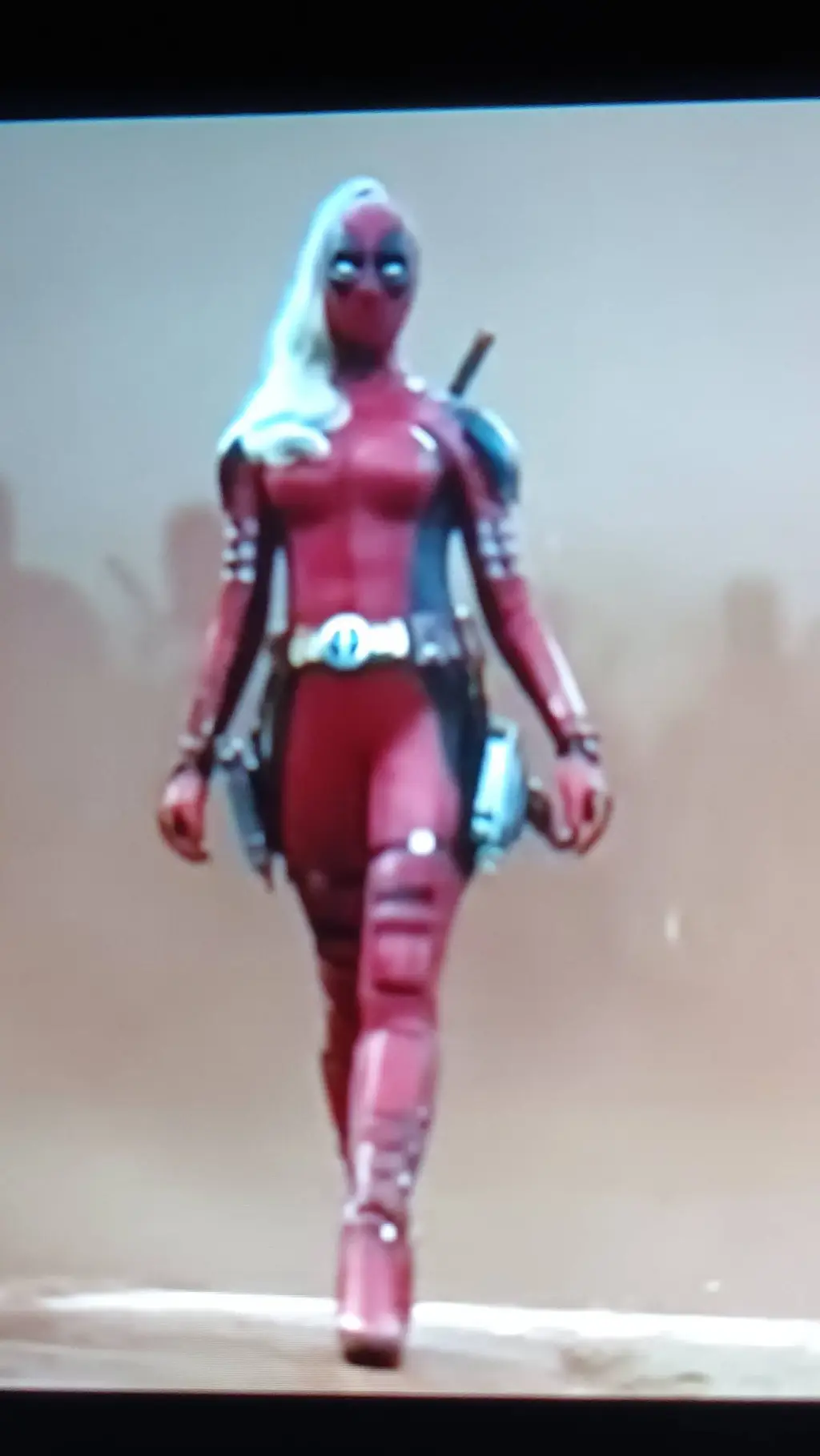 ai character: lady pool background