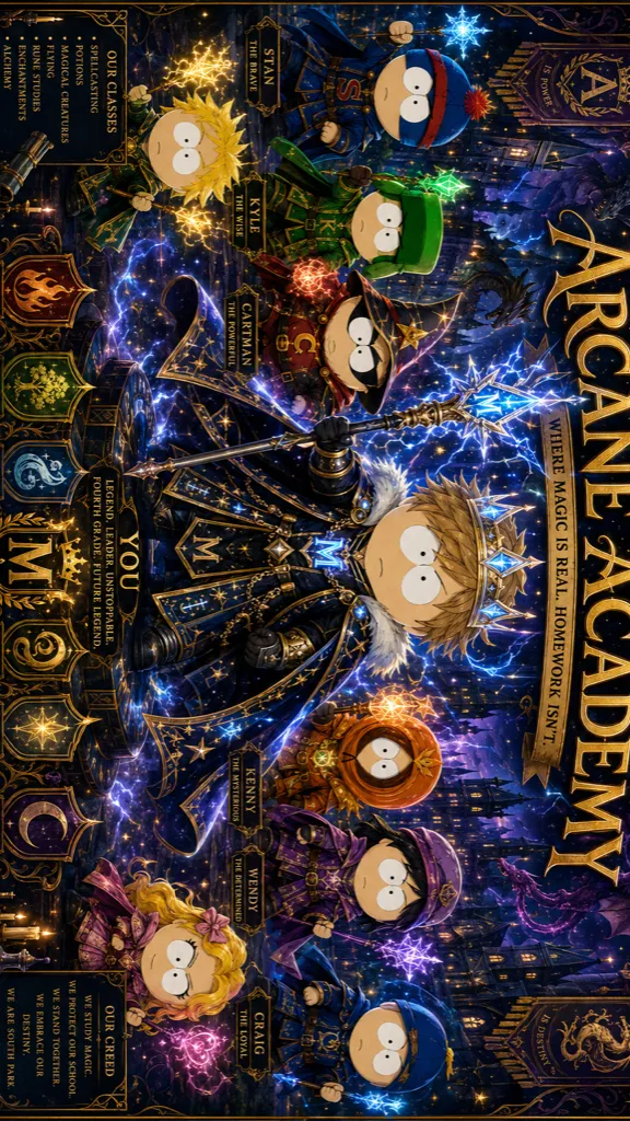 ai character: SP Arcane school  background