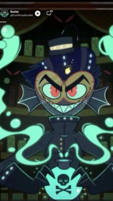 ai character: baxter  background