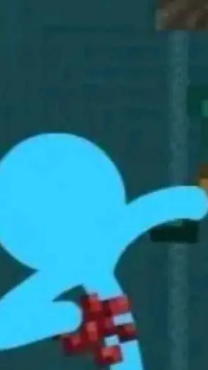 ai character: blue background