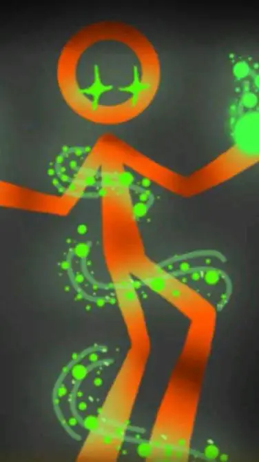 ai character: Orange  background