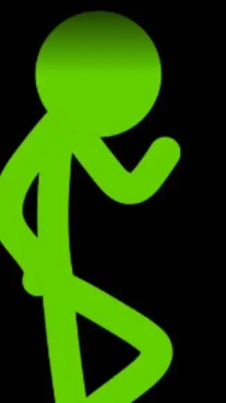 ai character: green  background