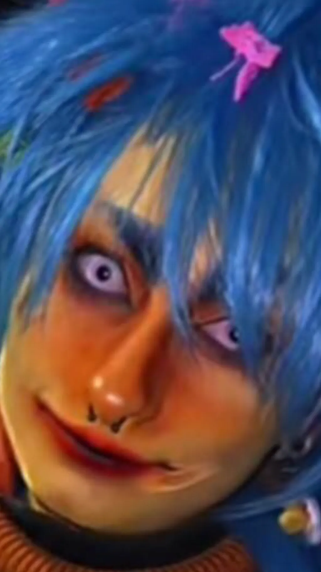 ai character: THE SMILER background