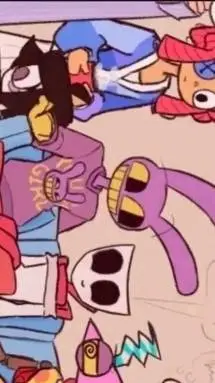 ai character: TADC sleepover background