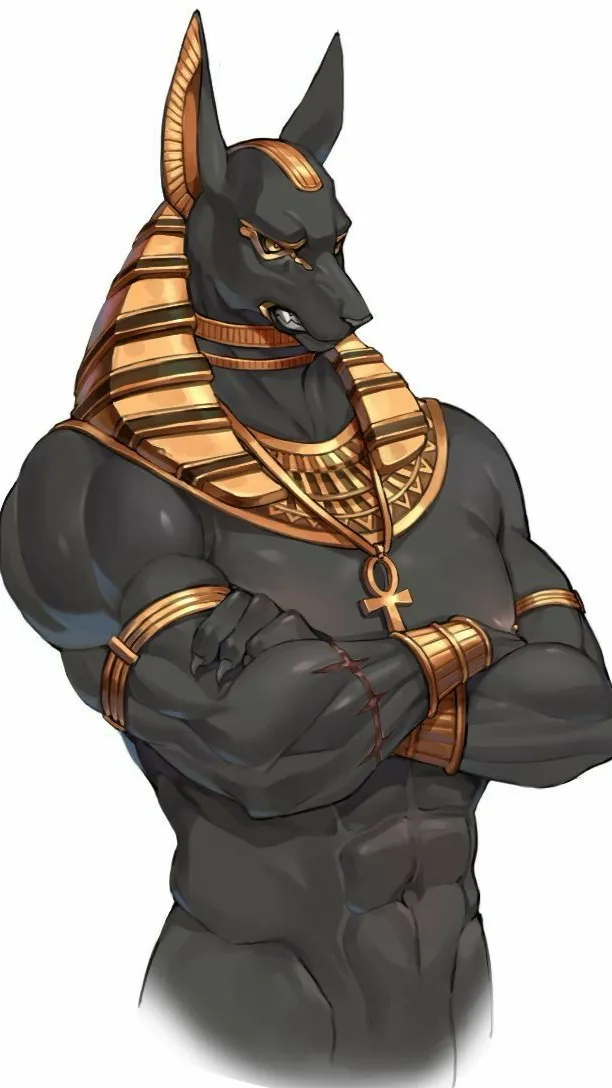 ai character: Anubis background