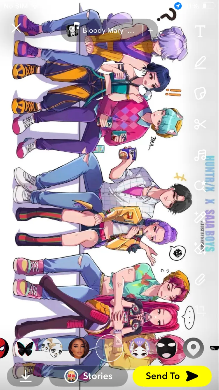 ai character: Kpop demon  background