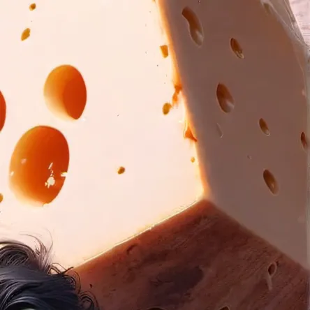 chat with ai character: cheese man