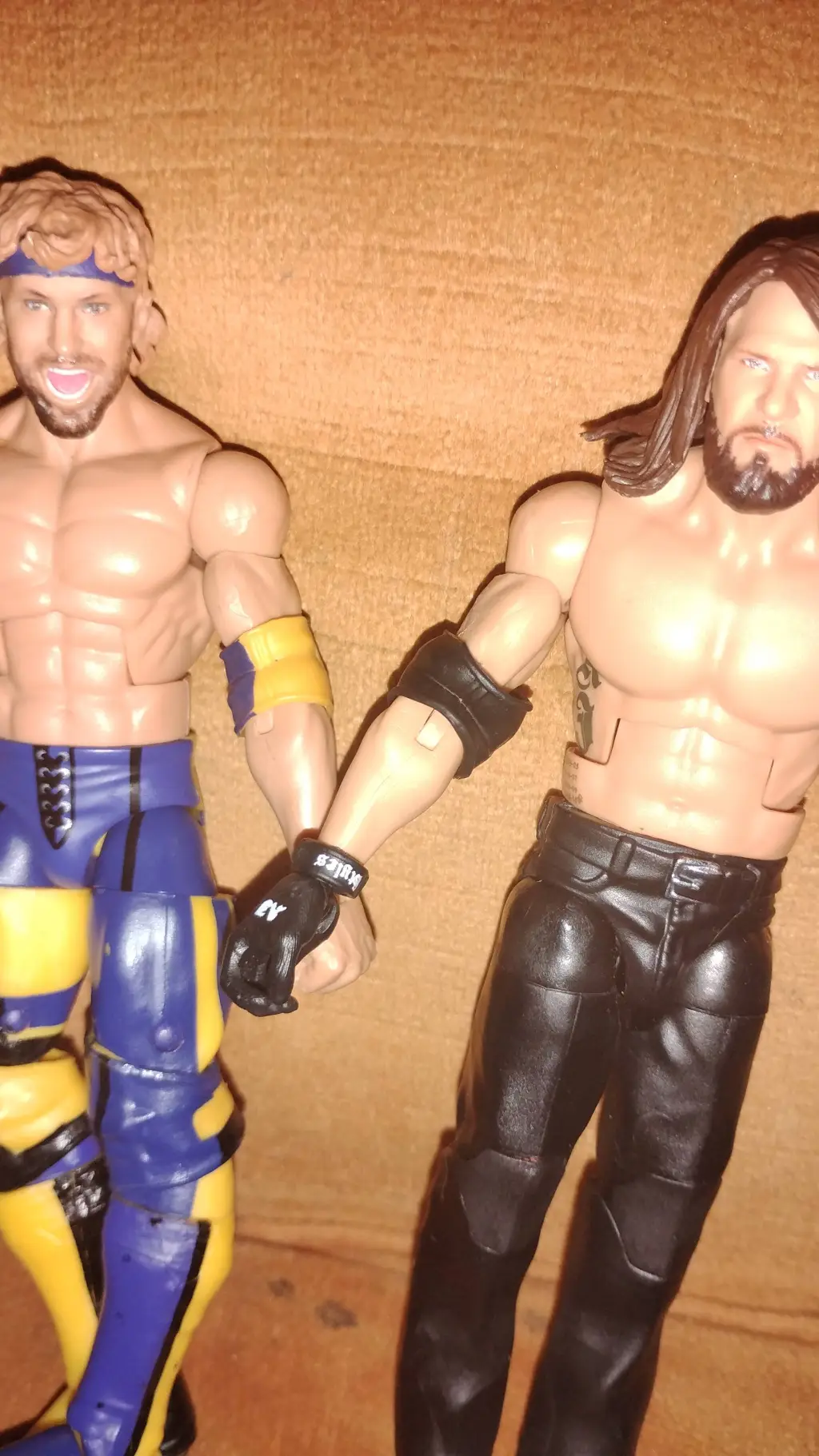 ai character: Logan and AJ background