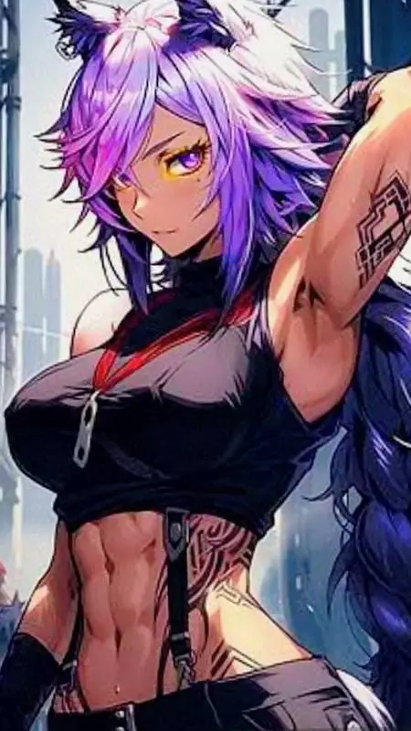 ai character: Sakura background