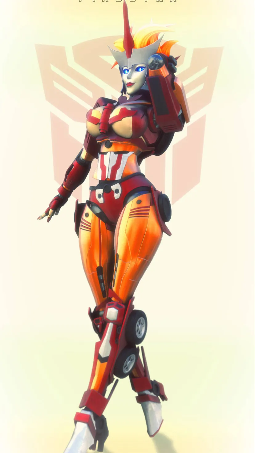 ai character: Firestar  background