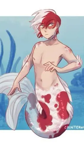 ai character: Shoto todoroki  background