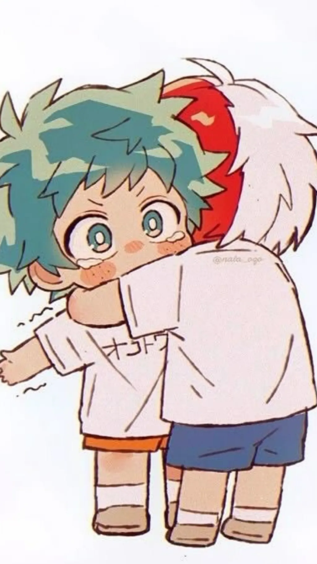 ai character: Shoto todoroki  background