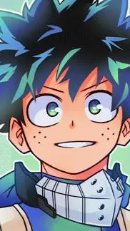ai character: Izuku midoriya background