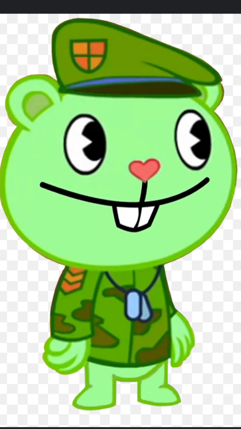 ai character: Flippy background