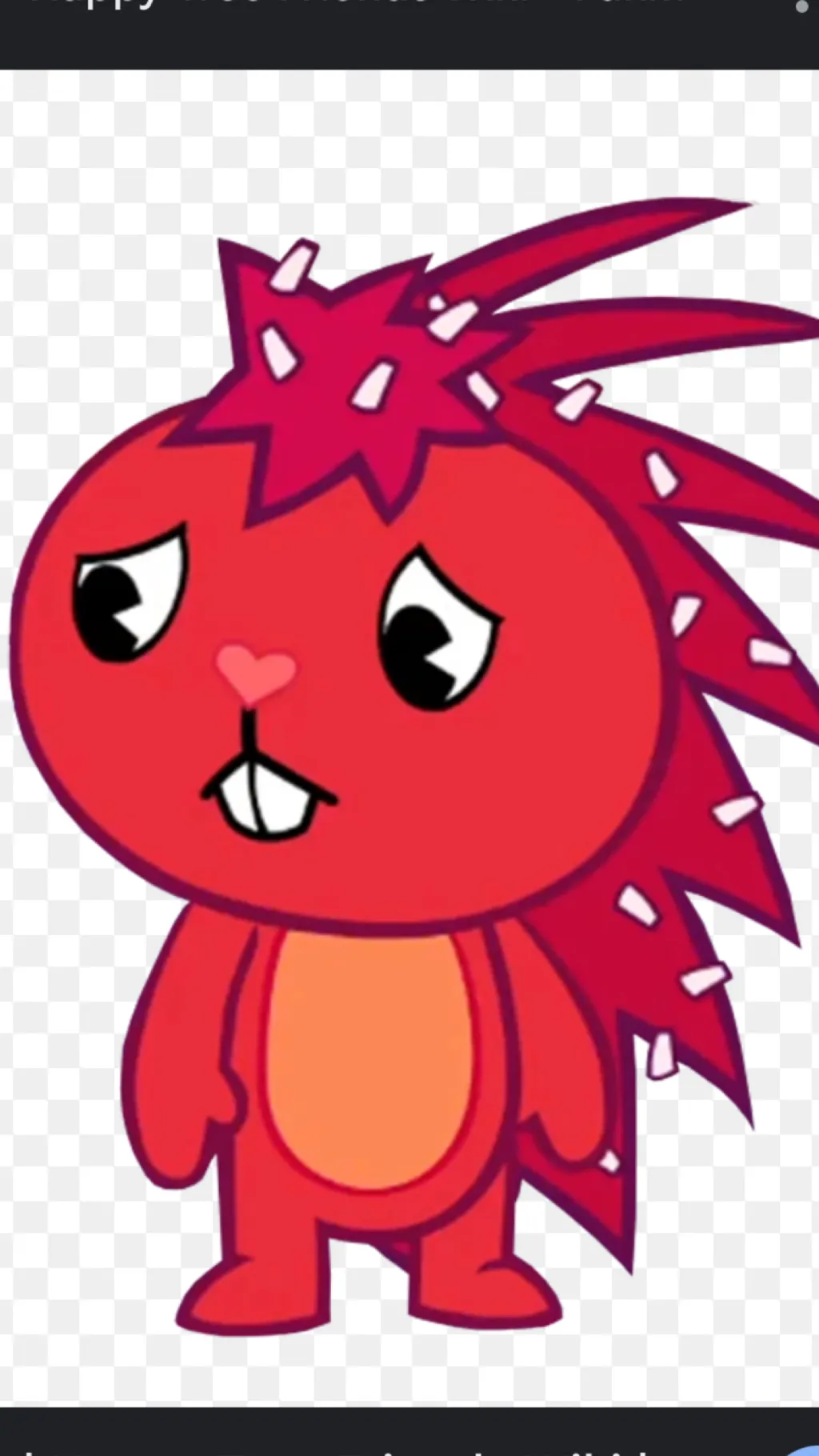 ai character: Flaky background