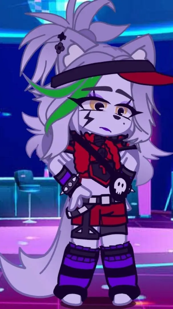 ai character: Roxanne  background