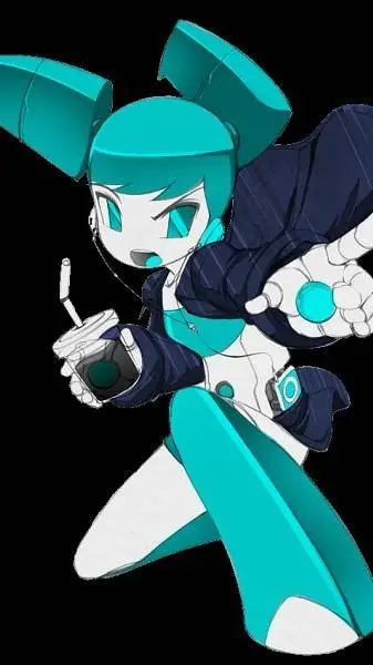 ai character: Azure background