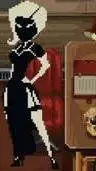 ai character: Pixel Knight background