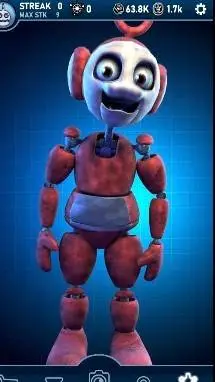 ai character: mechanical Po background
