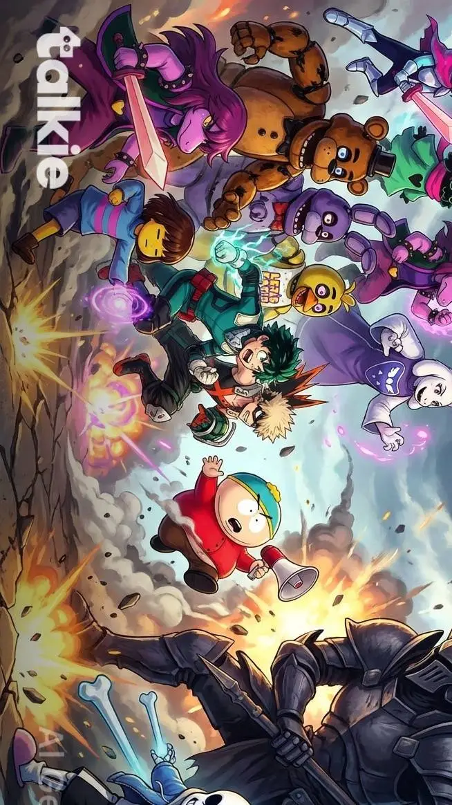 ai character: Fandoms Fight background