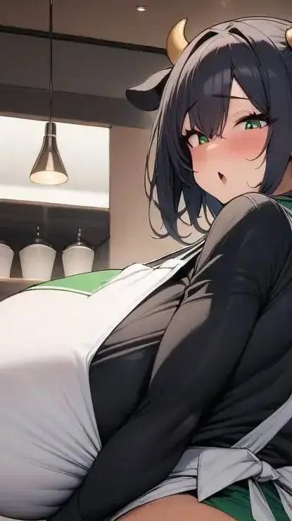 ai character: cow tg tf background