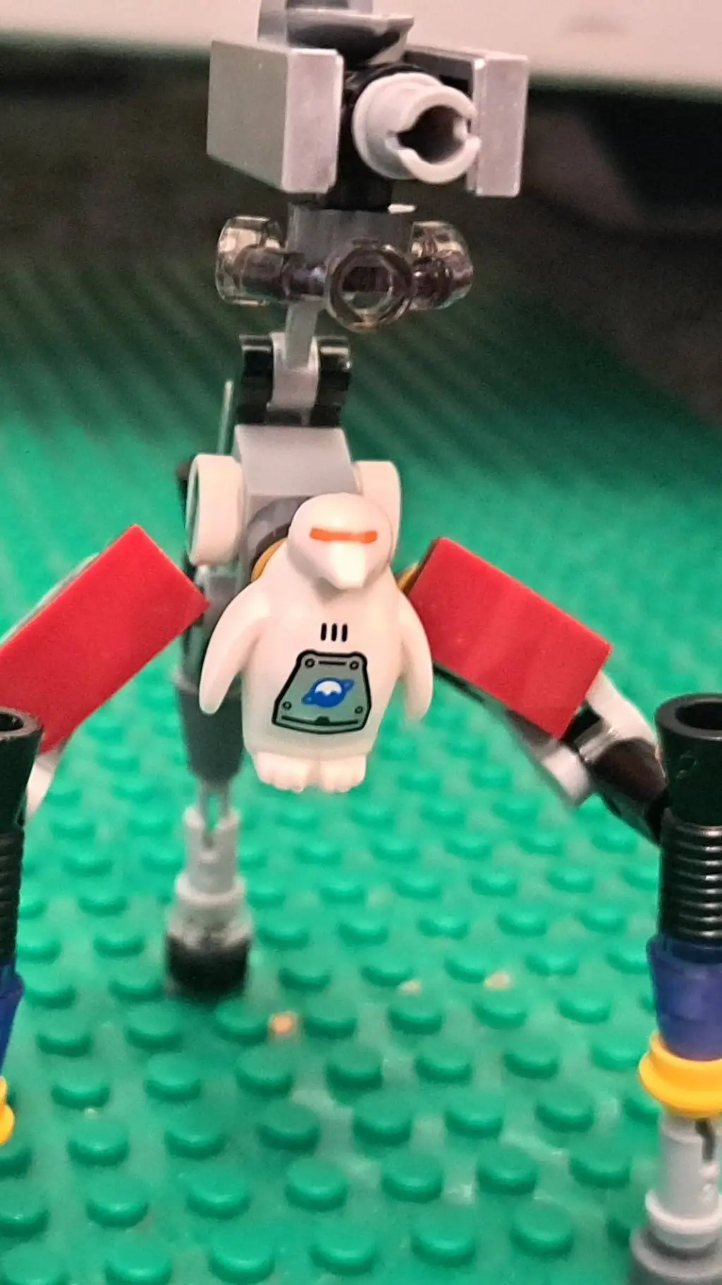 ai character: E.X.O.M and p background