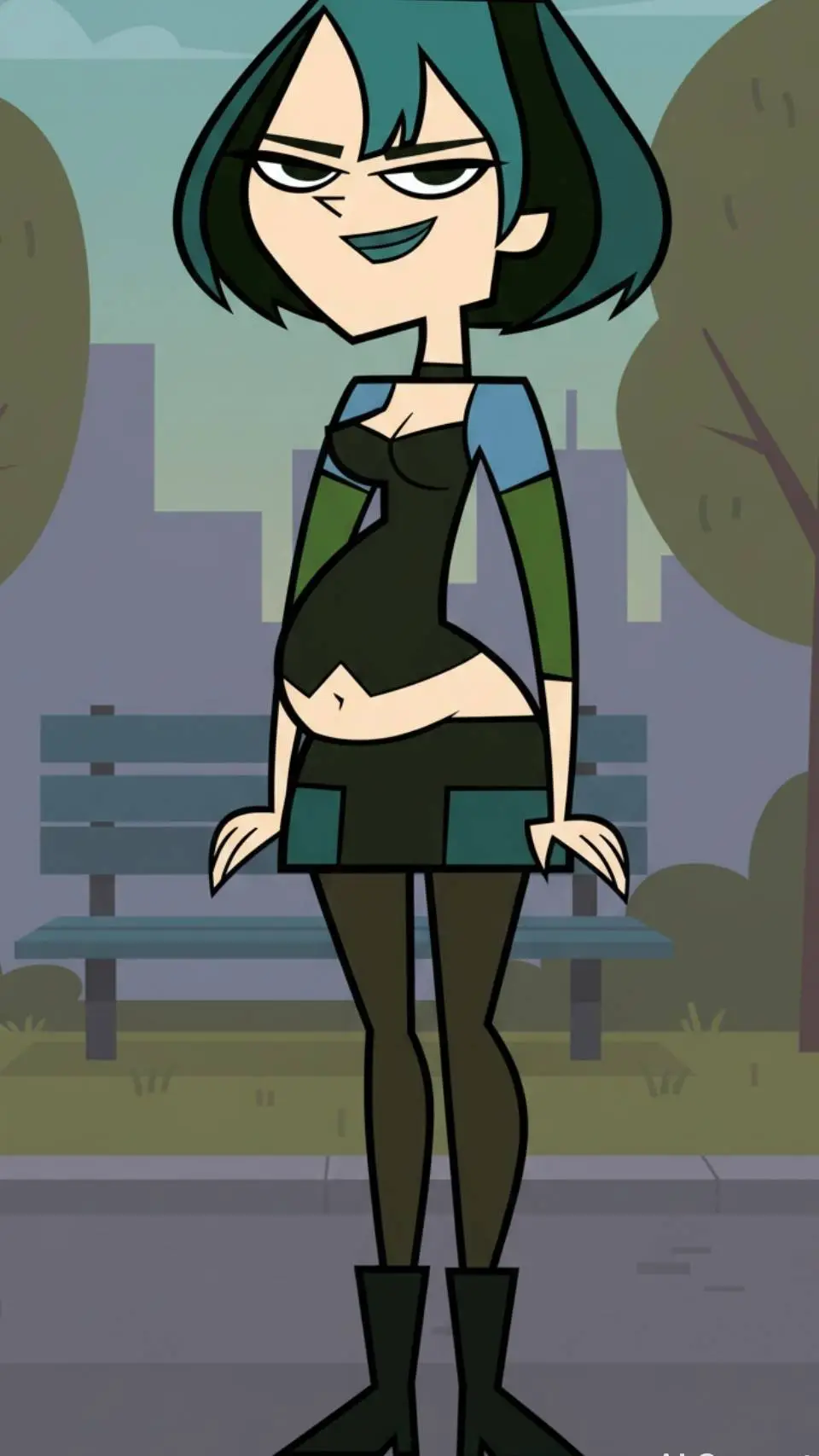 ai character: Gwen background