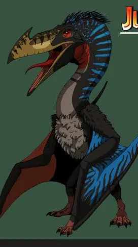 ai character: Quetzalcoatlus  background